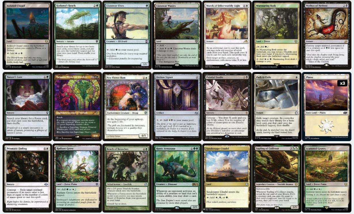 Doran, Besieged by Time - Custom Commander Deck