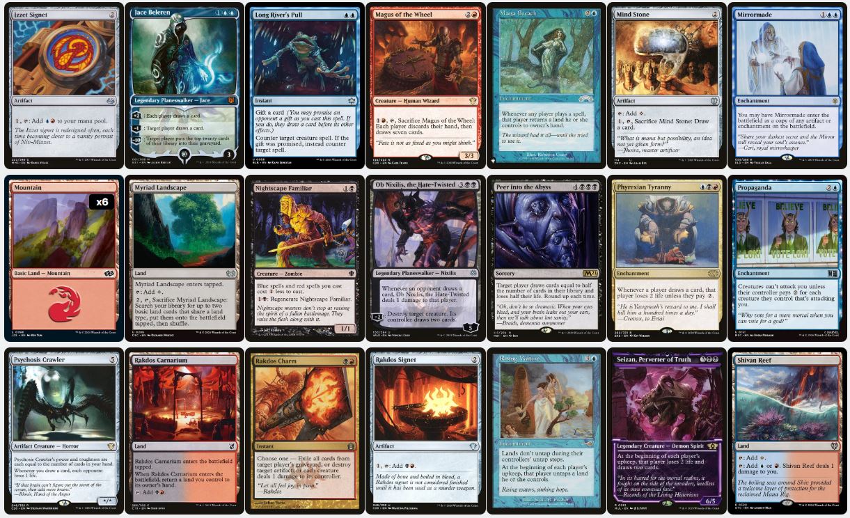 Nekusar, the Mindrazer - Custom Commander Deck