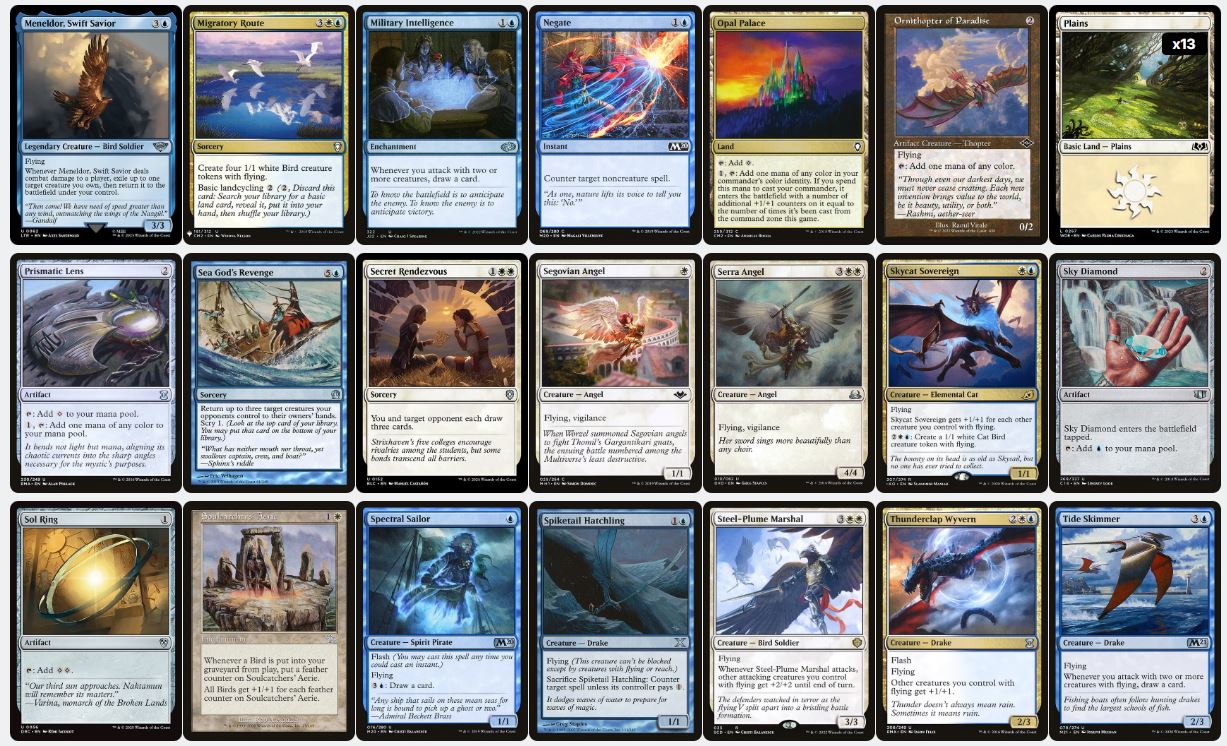 Kangee, Sky Warden - Custom Commander Deck
