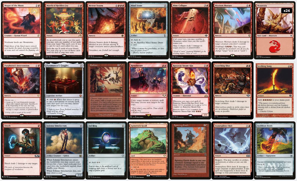 Burn & Mass Damage - Imodane, the Pyrohammer - Custom Commander Deck