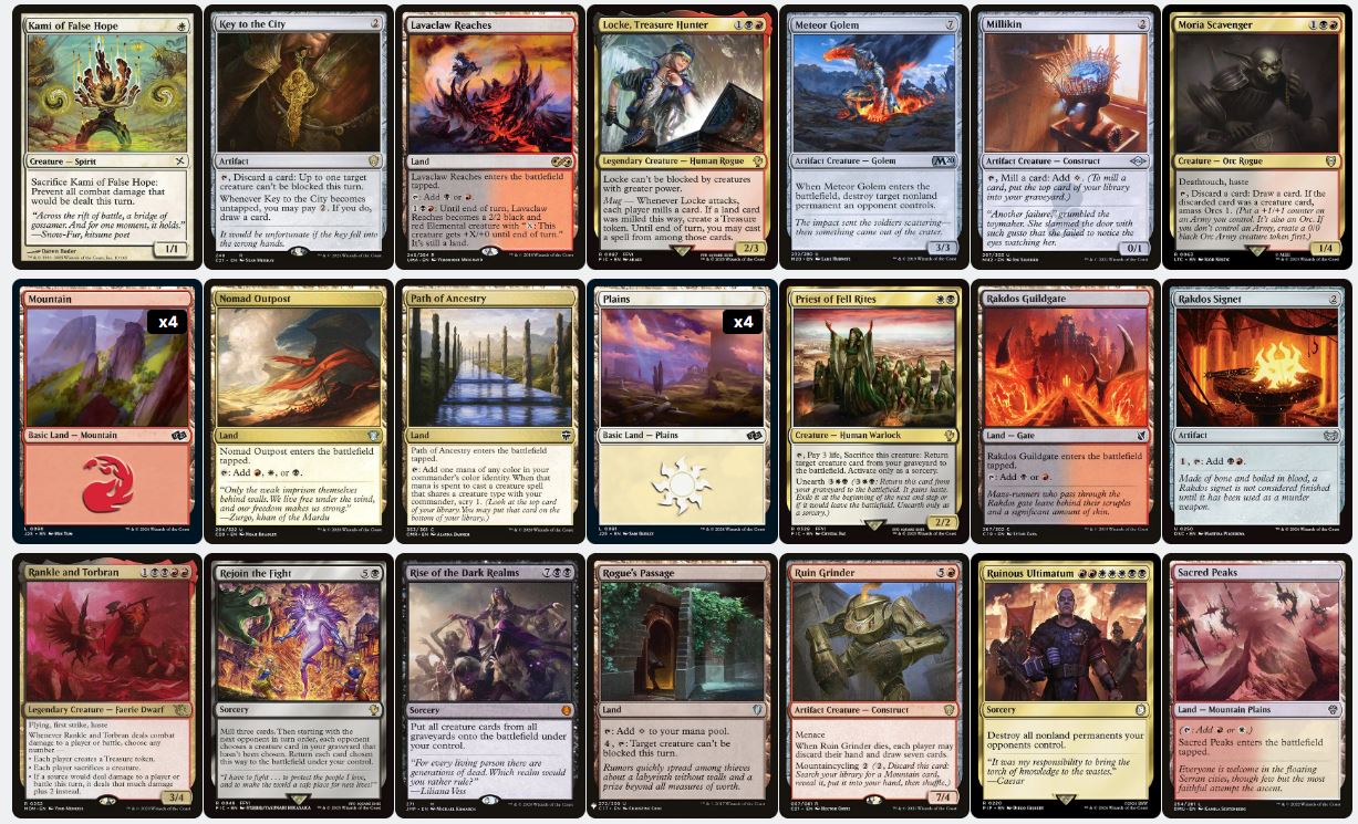 Reanimator - Terra, Herald of Hope - Custom Commander Deck