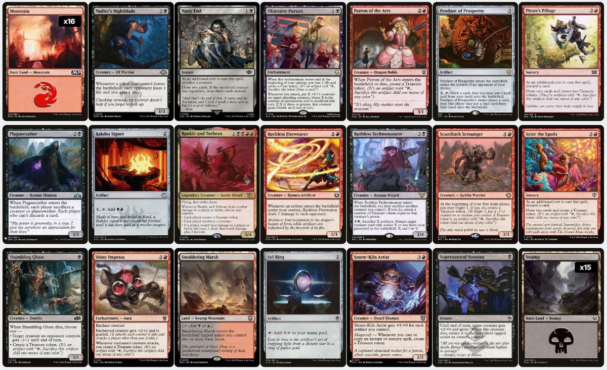 Smaug, Wicked Worm - Custom EDH Commander Deck