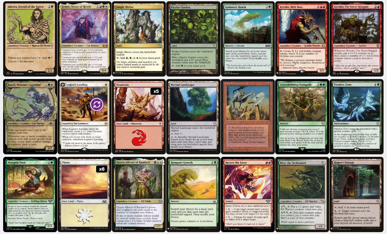 Baylen, the Haymaker - Custom Commander Deck