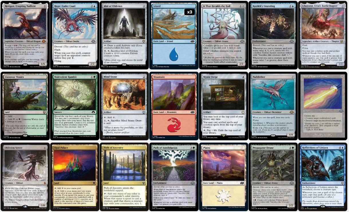 Ulalek, Fused Atrocity - Custom EDH Commander Deck