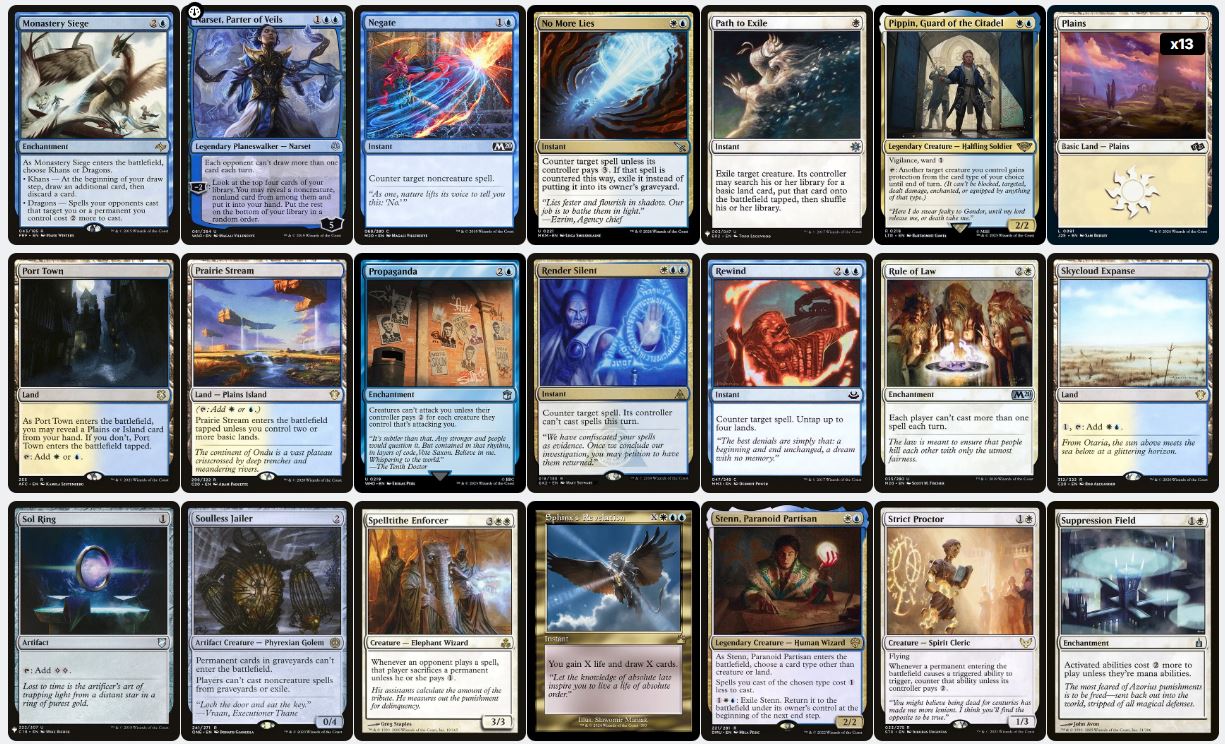 Grand Arbiter Augustin IV - Custom Commander Deck
