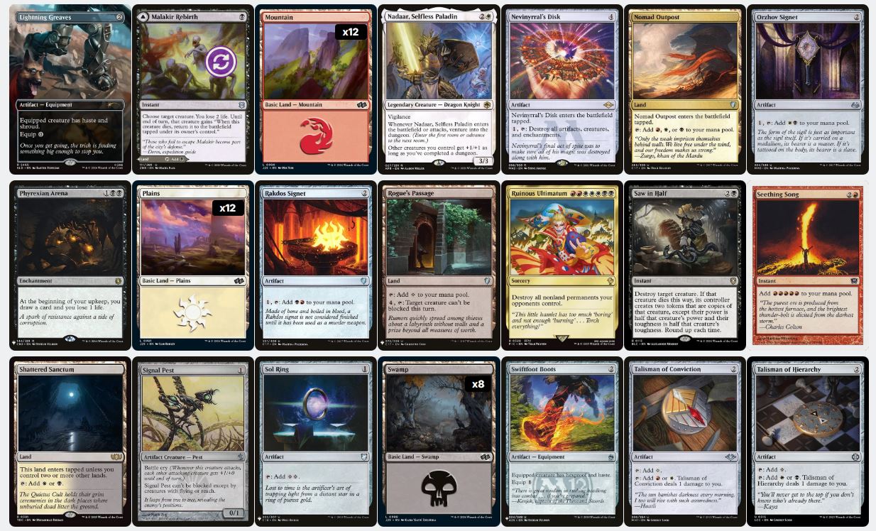 Isshin, Two Heavens as One - Custom Commander Deck