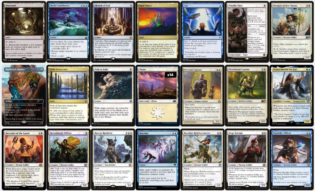 Harbin, Vanguard Aviator - Custom Commander Deck