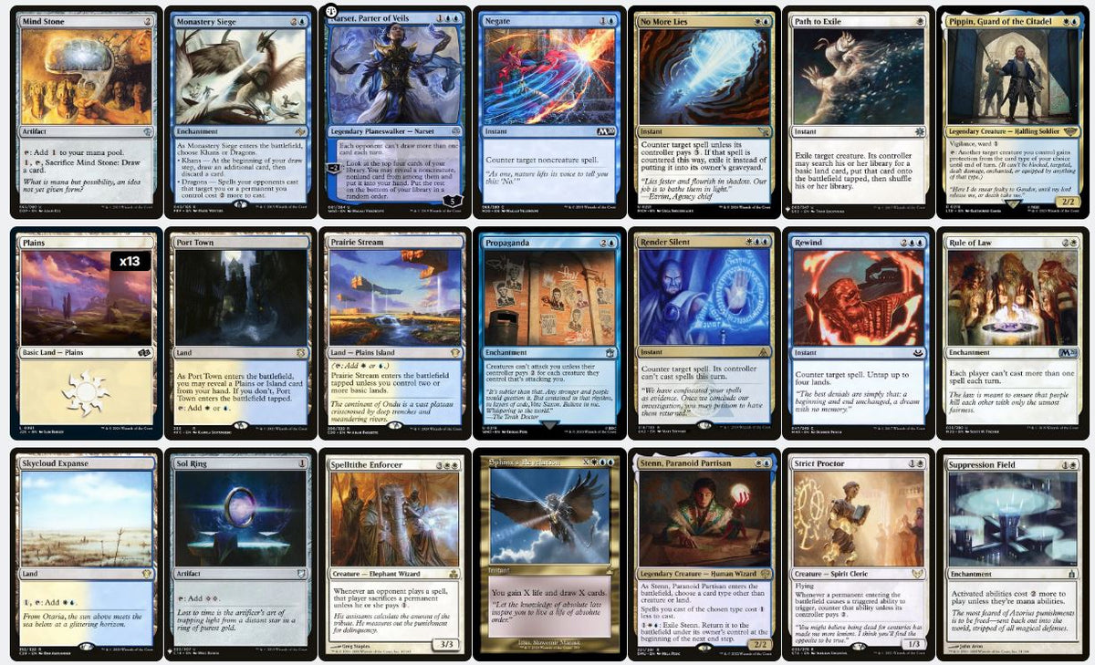 Grand Arbiter Augustin IV - Custom Commander Deck
