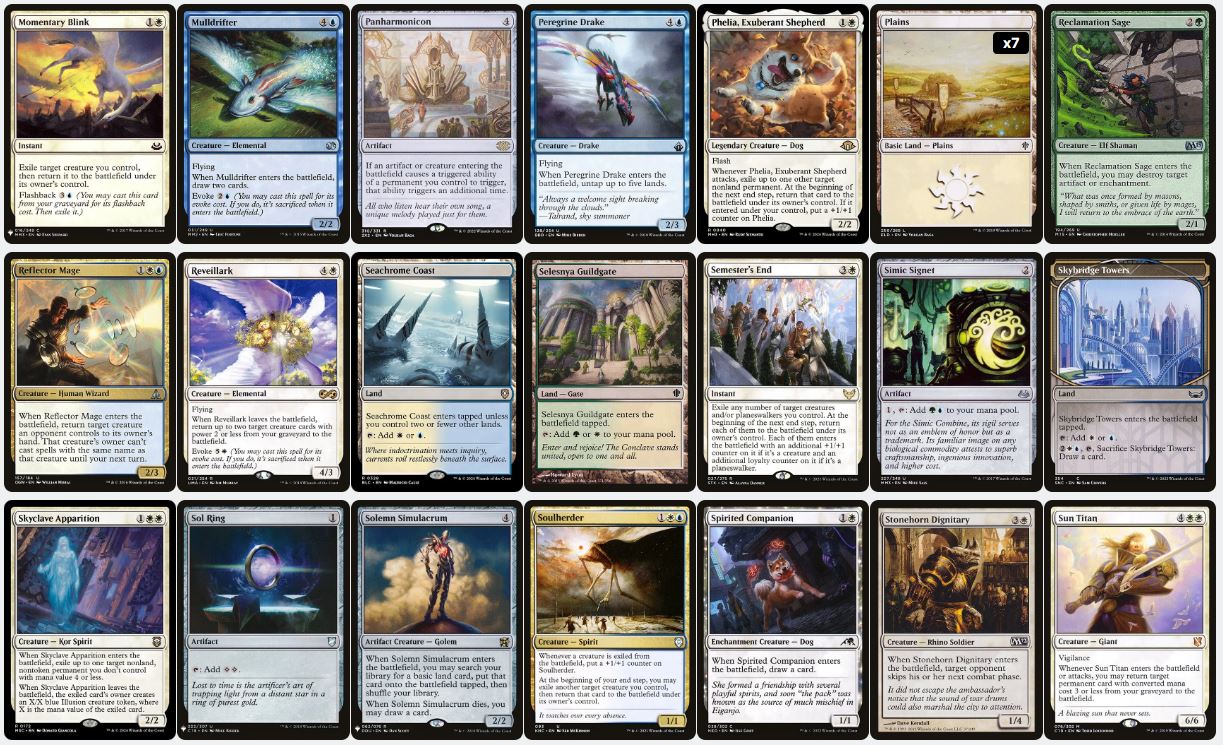 Blink Value & ETB - Galadriel, Light of Valinor - Custom EDH Commander Deck