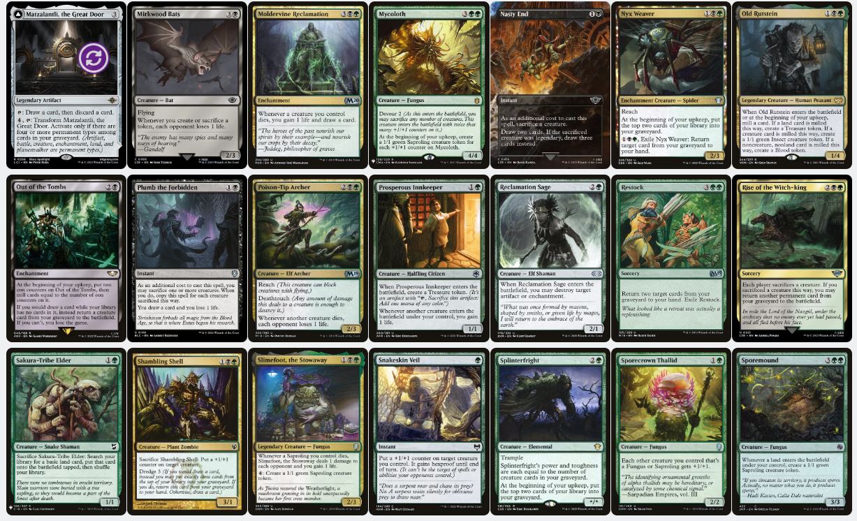 Self-Mill - The Mycotyrant - Custom EDH Commander Deck