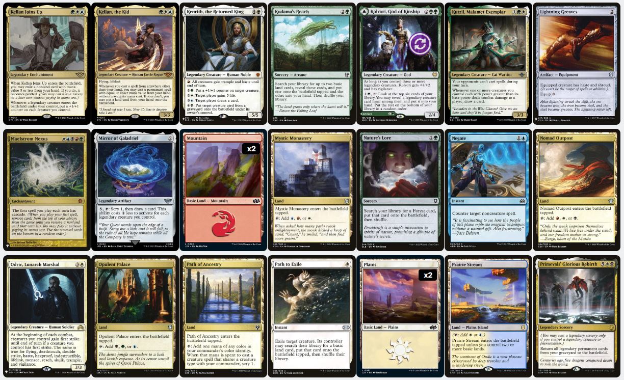Jodah, the Unifier - Custom Commander Deck