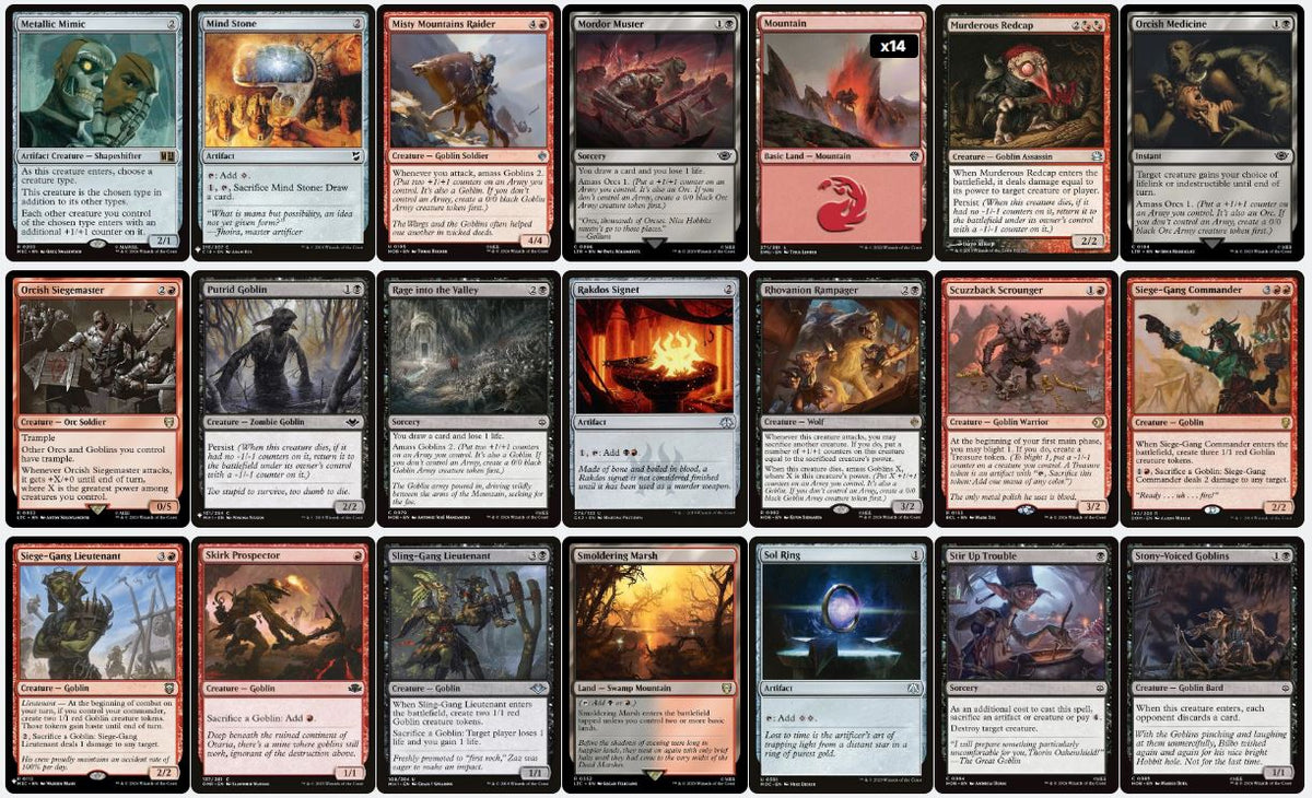 The Great Goblin - Custom Commander Deck