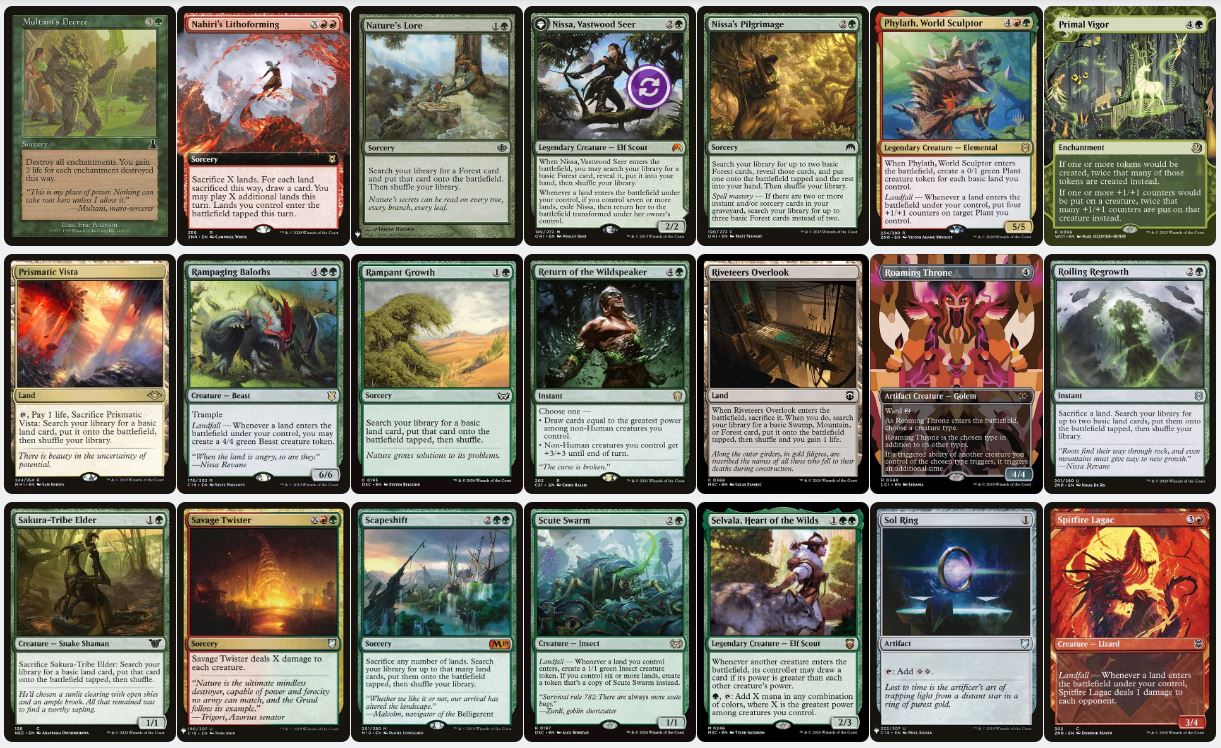 Landfall Ramp Deck - Omnath, Locus of Rage - Custom Commander Deck