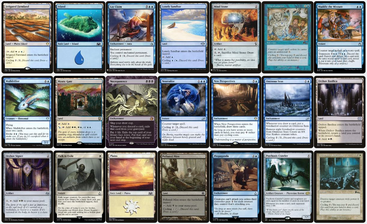 Cycling - Zur the Enchanter - Custom EDH Commander Deck
