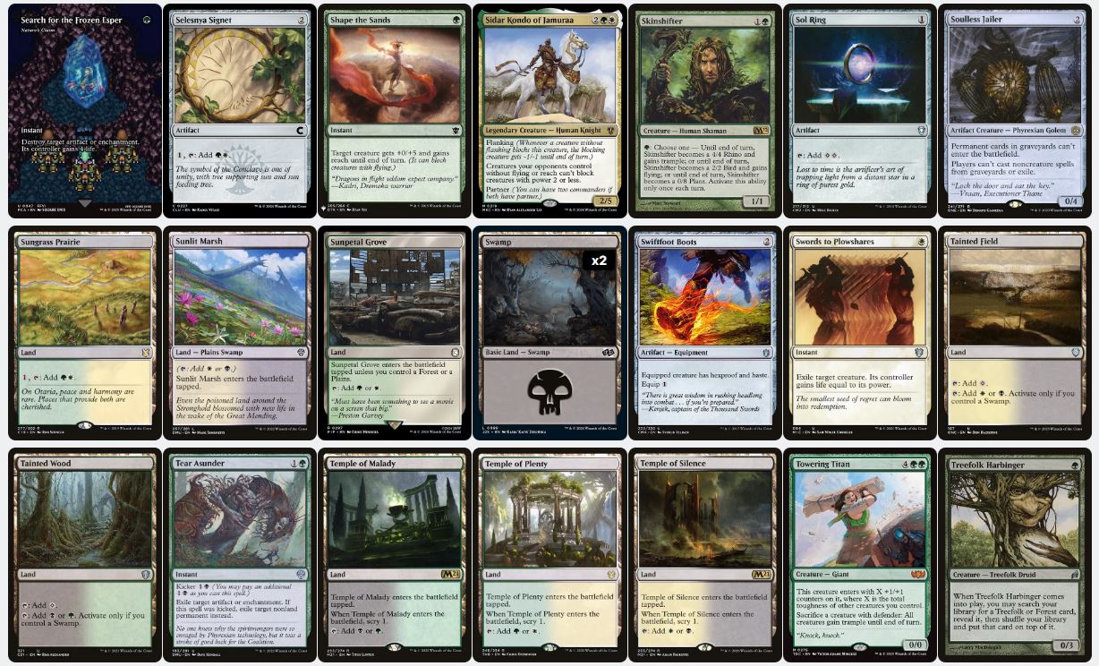 Doran, Besieged by Time - Custom Commander Deck