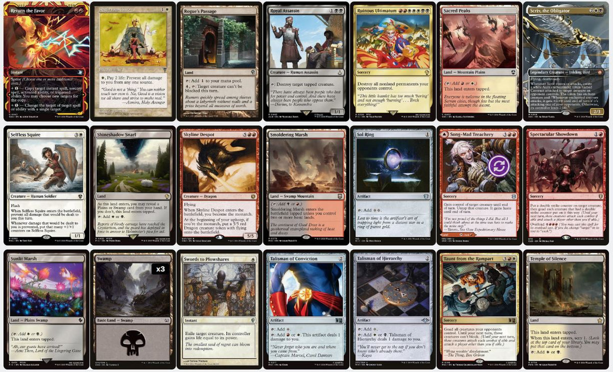 Queen Marchesa - Custom EDH Commander Deck