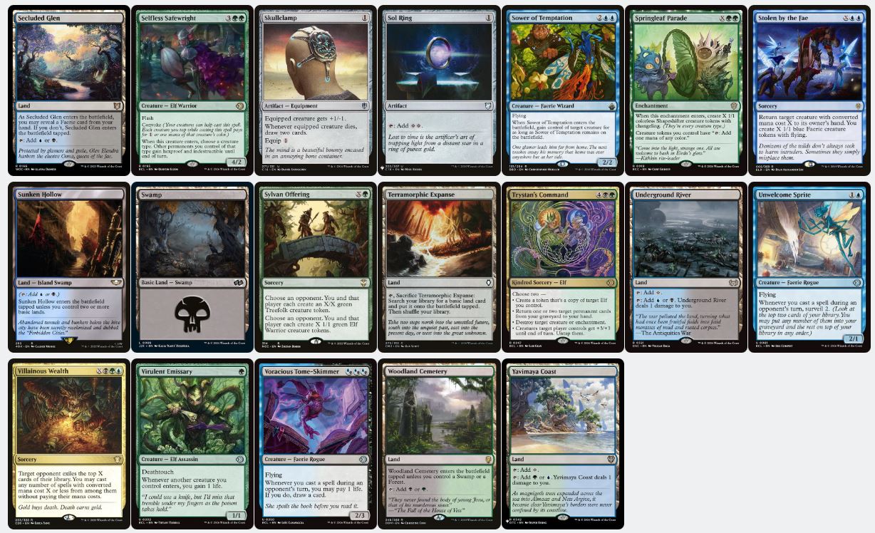 Maralen, Fae Ascendant - Custom Commander Deck