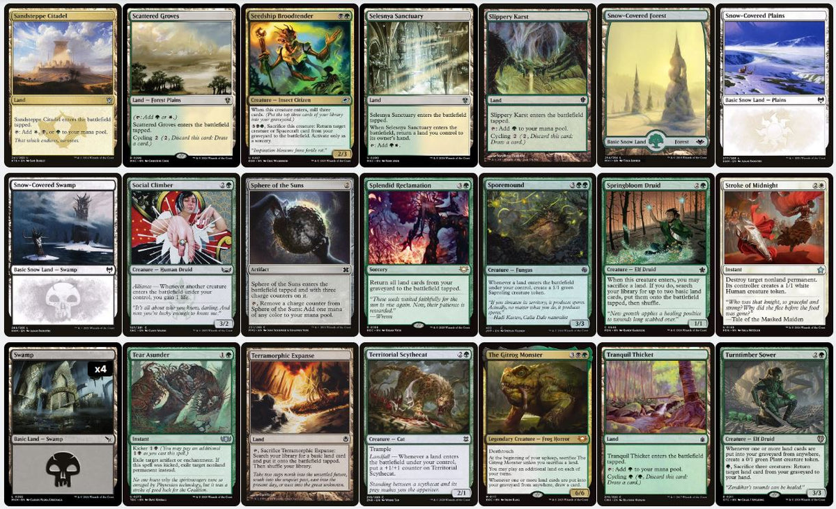 The Necrobloom - Custom Commander Deck