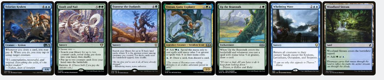 Sea Monster Cascade - Kiora, Sovereign of the Deep - Custom Commander Deck