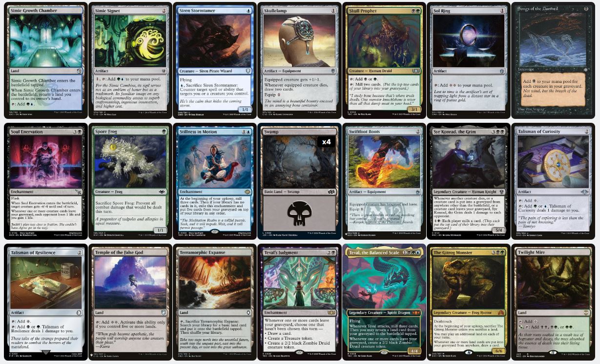 Muldrotha, the Gravetide - Custom Commander Deck