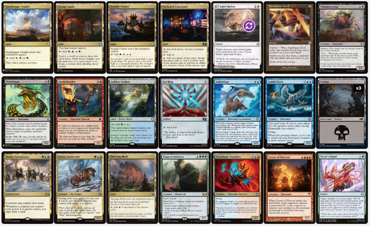 Ashling, the Limitless - Custom Commander Deck
