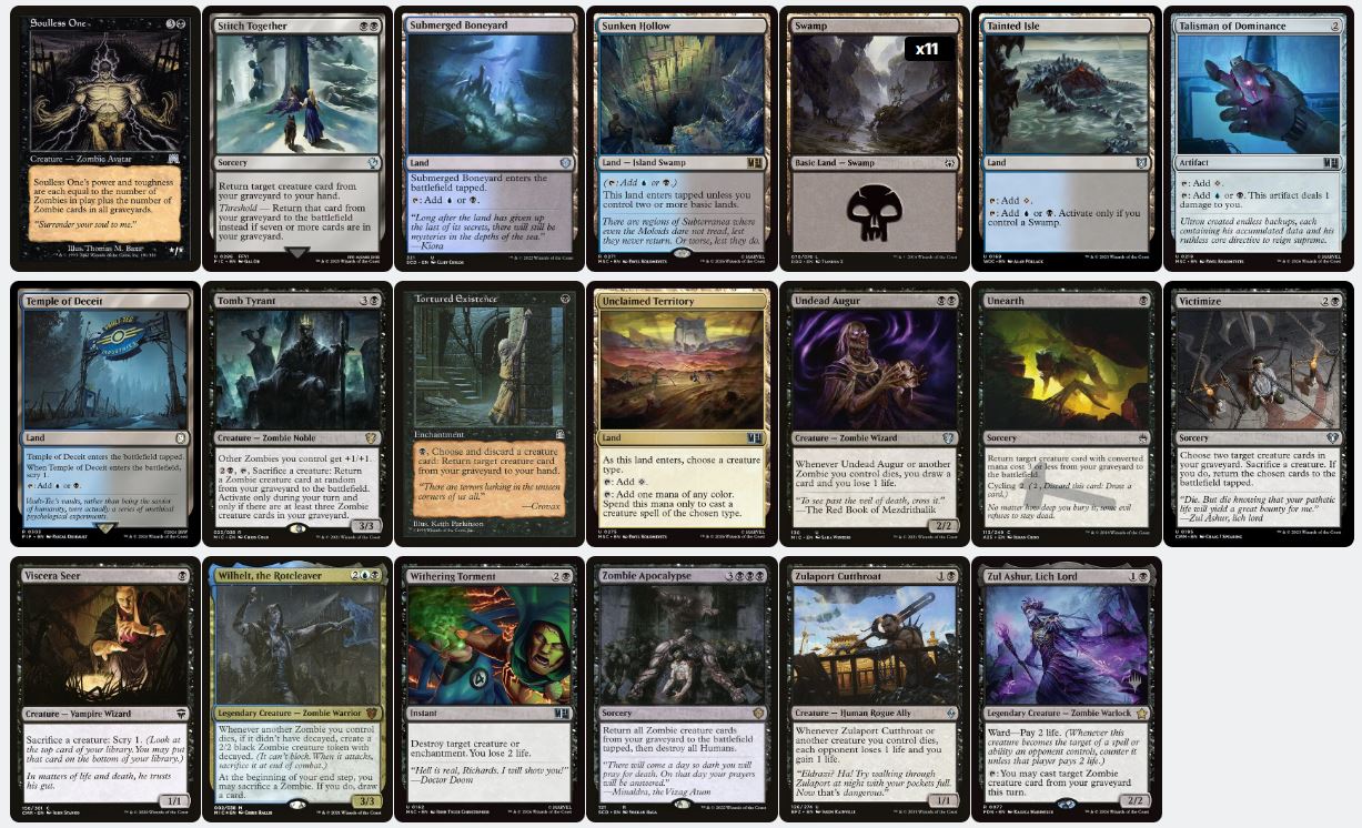 The Scarab God - Custom Commander Deck