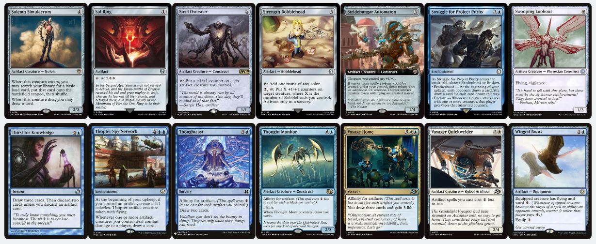 Artifact Speedstorm - Mendicant Core, Guidelight - Custom Commander Deck