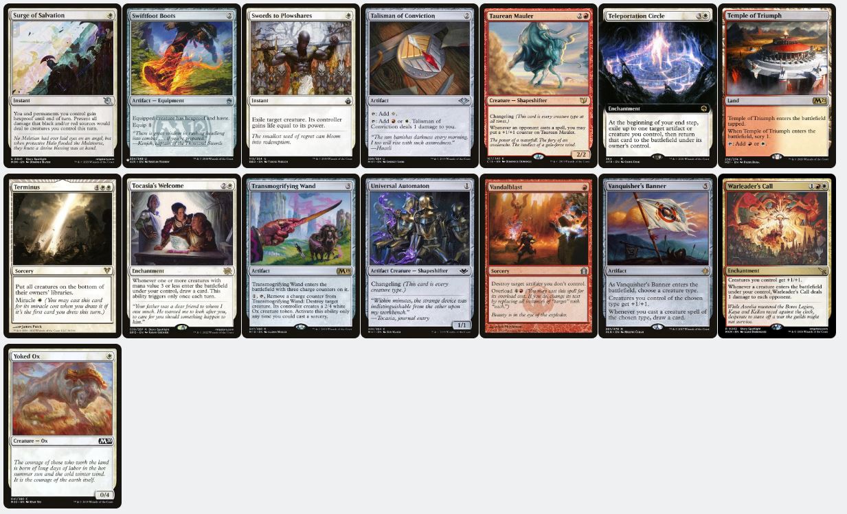 Oxen Tribal & Double Strike Power - Bruse Tarl, Roving Rancher - Custom EDH Commander Deck