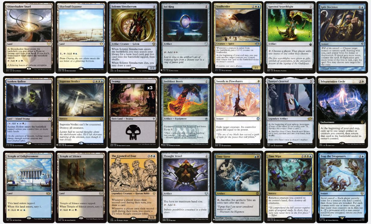 Tivit, Seller of Secrets - Custom Commander Deck