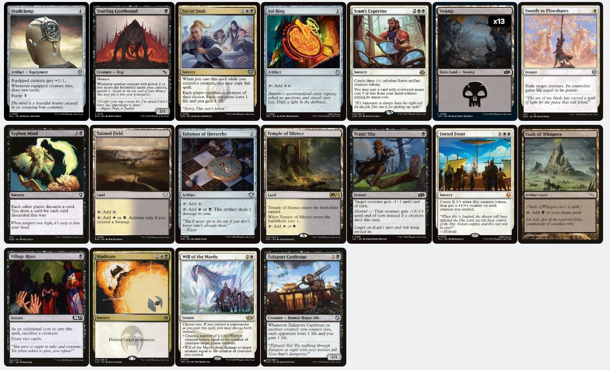 Silverquill, the Disputant - Custom EDH Commander Deck