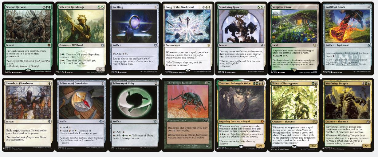 Token Swarm & Populate - Ghired, Conclave Exile - Custom Commander Deck