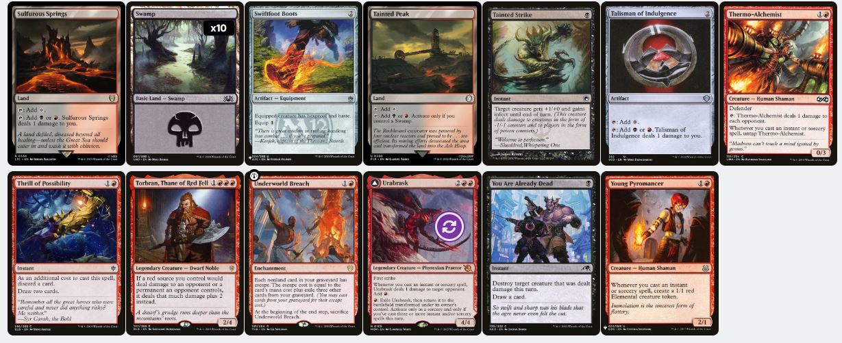Burn, Bleed & Value - Tor Wauki the Younger - Custom Commander Deck