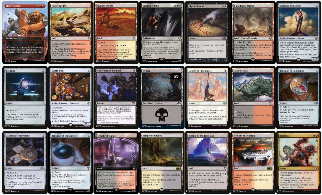 Piru, the Volatile - Custom EDH Commander Deck