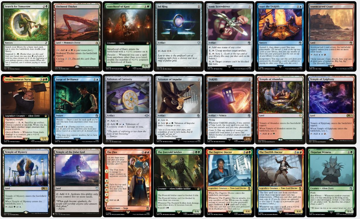 Unconventional Casting & Tempo Control - The Thirteenth Doctor - Custom Commander Deck