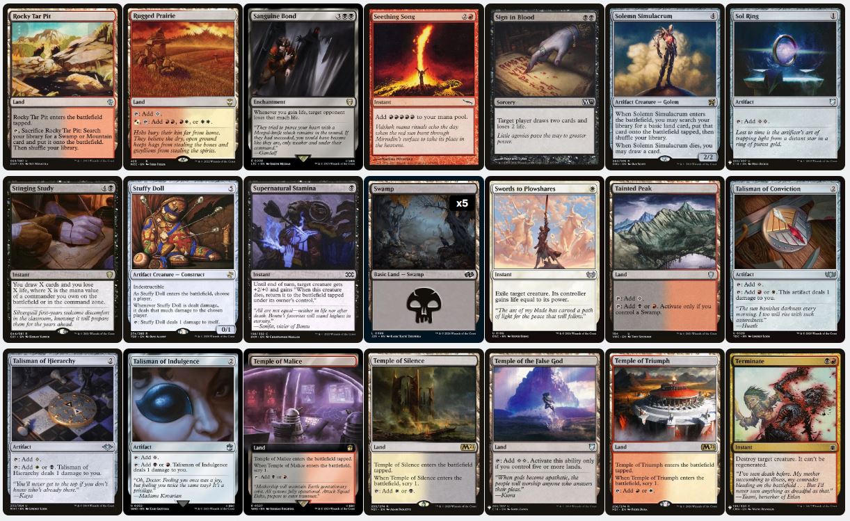 Life Gain & Devastation - Piru, the Volatile - Custom EDH Commander Deck