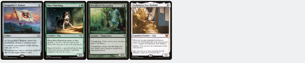 Dog Tribal and Token Deck - Sophia, Dogged Detective - Custom Commander Deck