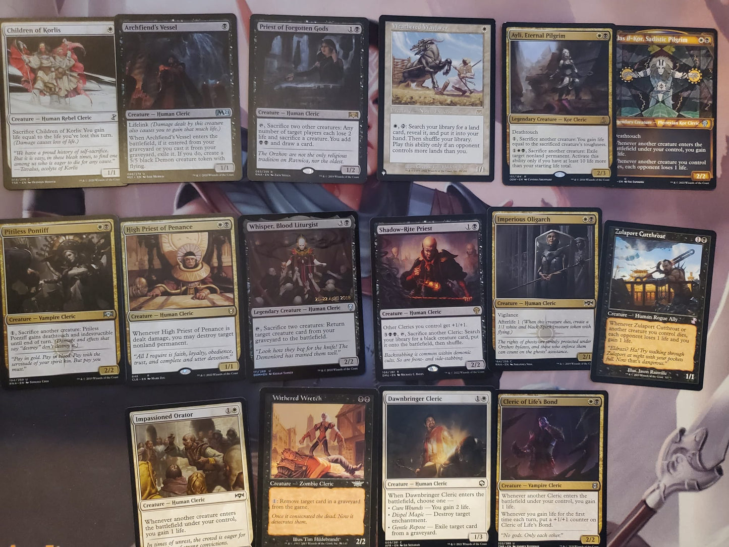 Cleric Resurrection & Life Drain - Orah, Skyclave Hierophant - Custom EDH Commander Deck