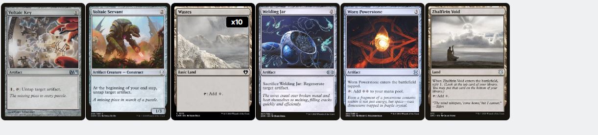 Artifact Voltron - Traxos, Scourge of Kroog - Custom Commander Deck