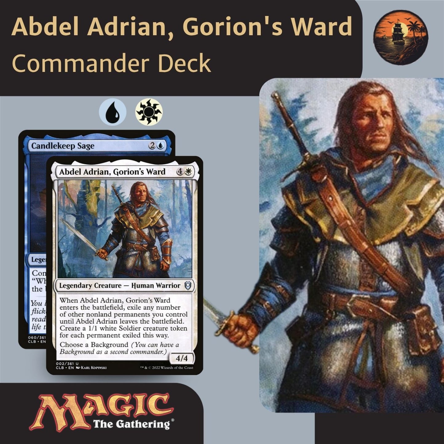 Abdel Adrian, Gorion's Ward - Custom Commander Deck