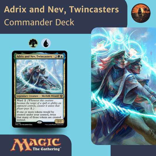 Token Doubling - Adrix and Nev, Twincasters - Custom Commander Deck