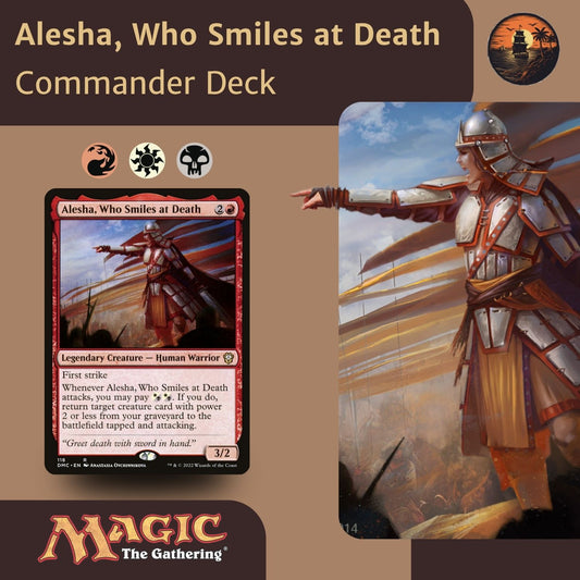 Alesha, Who Smiles at Death - Custom Commander Deck