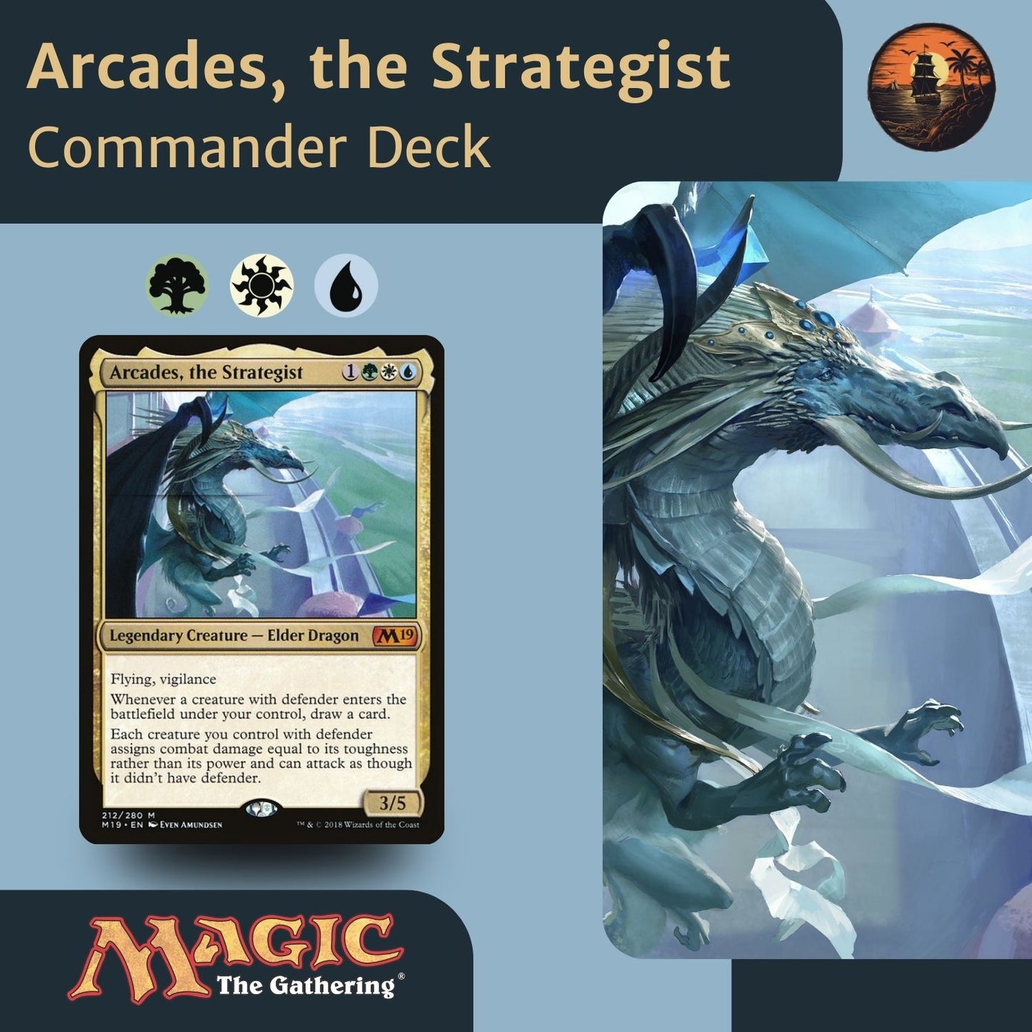 Arcades, the Strategist - Custom Commander Deck