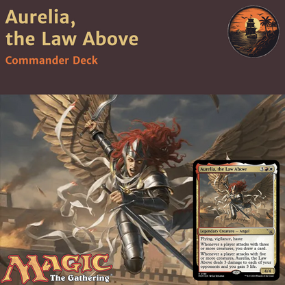 Token Aggro and Burn - Aurelia, the Law Above - Custom Commander Deck