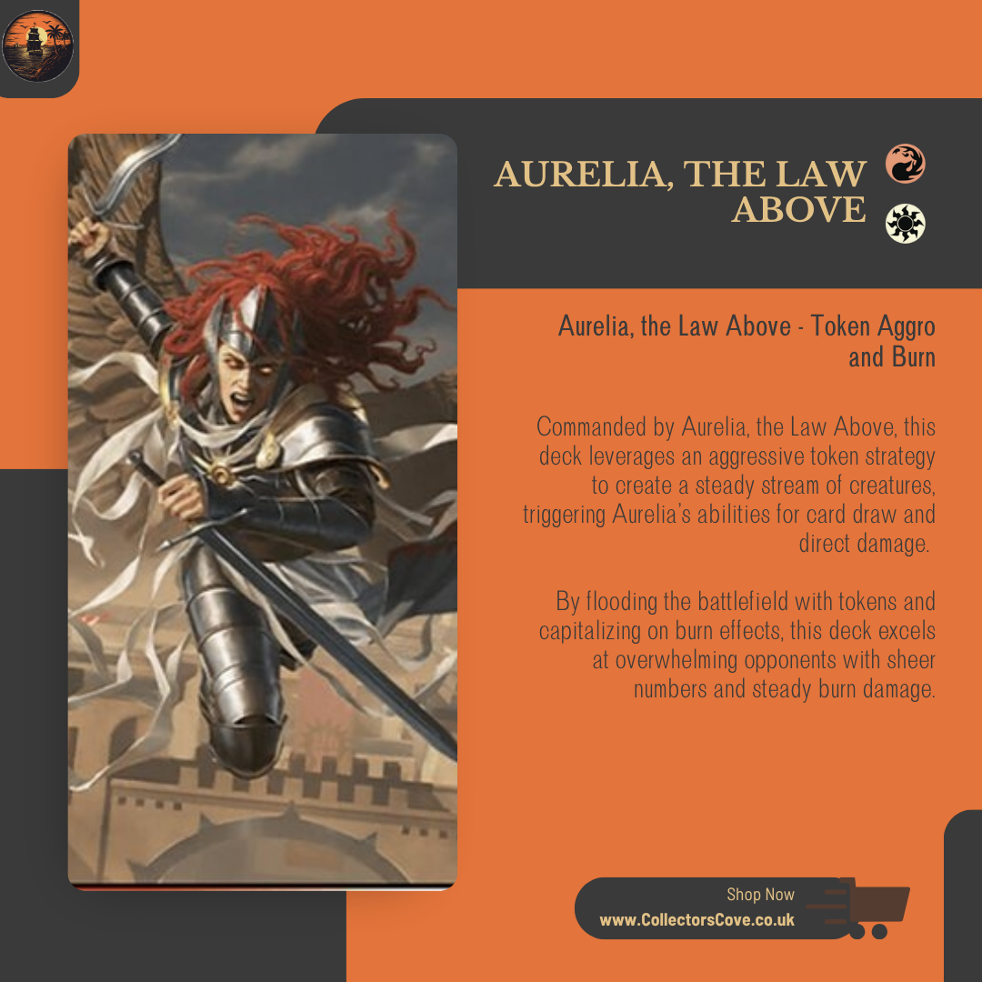 Token Aggro and Burn - Aurelia, the Law Above - Custom Commander Deck