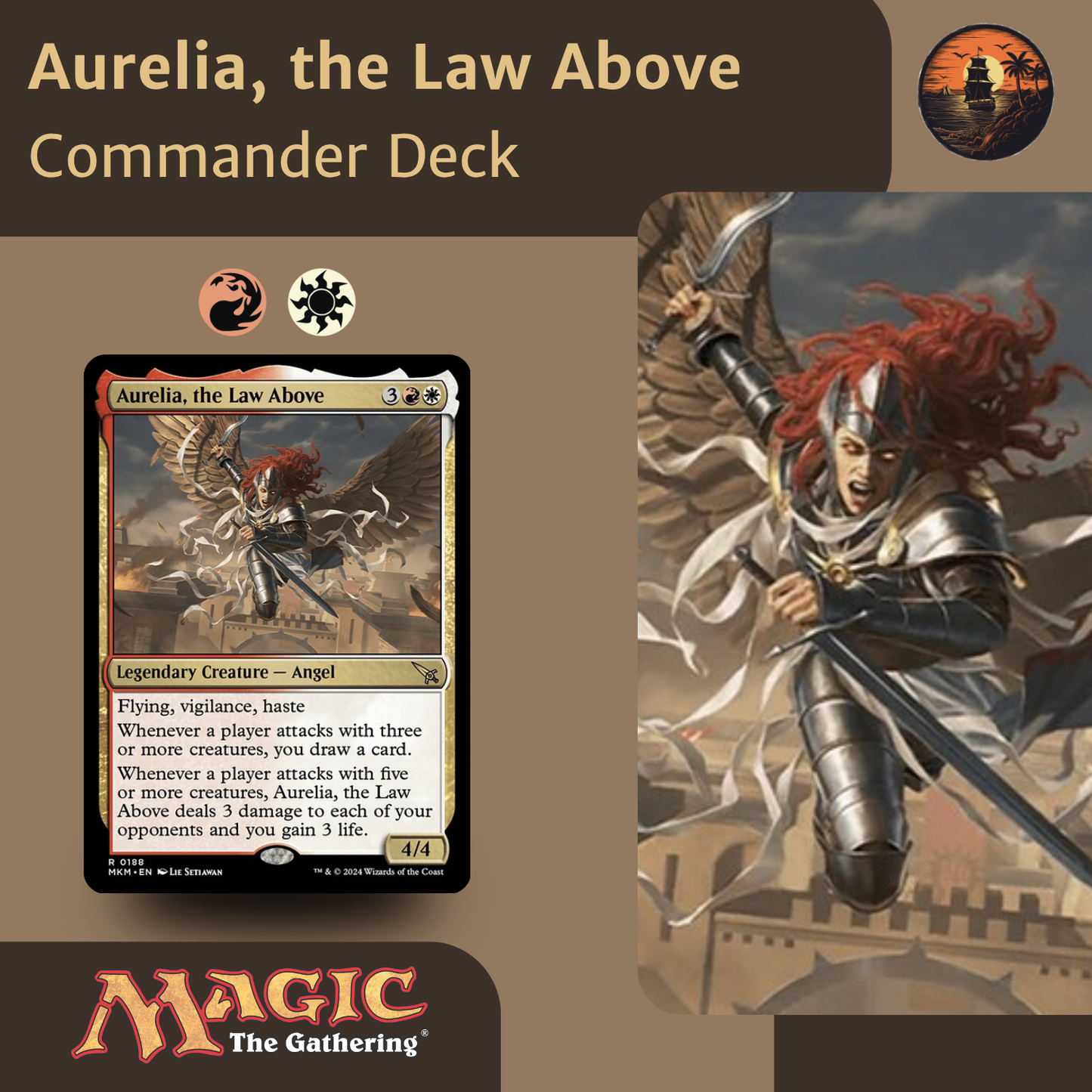 Aurelia, the Law Above – Boros Token Aggro
