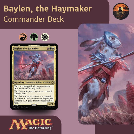 Token Engine & Big Swings - Baylen, the Haymaker - Custom Commander Deck