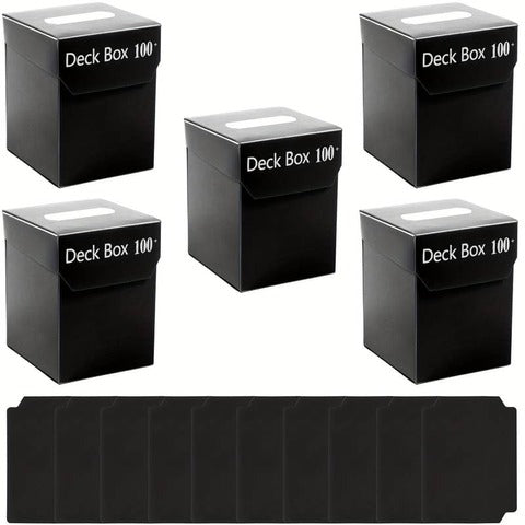 1 x 100+ Standard Deck Block With 2 Dividers/Card Deck Box