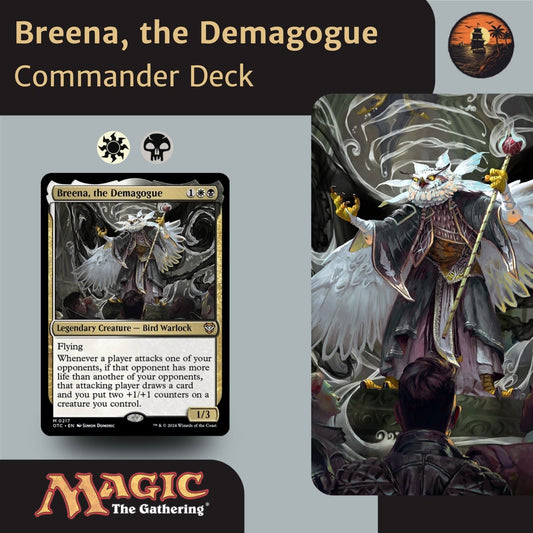 Political Advantage & Incremental Growth - Breena, the Demagogue - Custom Commander Deck