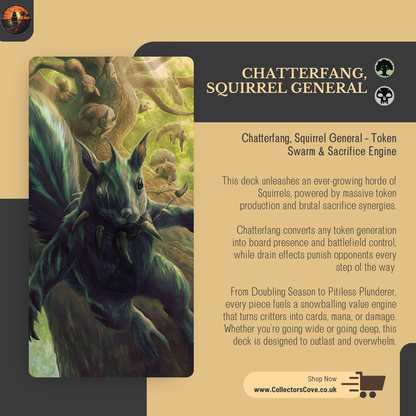 Squirrel Swarm & Sacrifice Synergy - Chatterfang, Squirrel General - Custom EDH Commander Deck