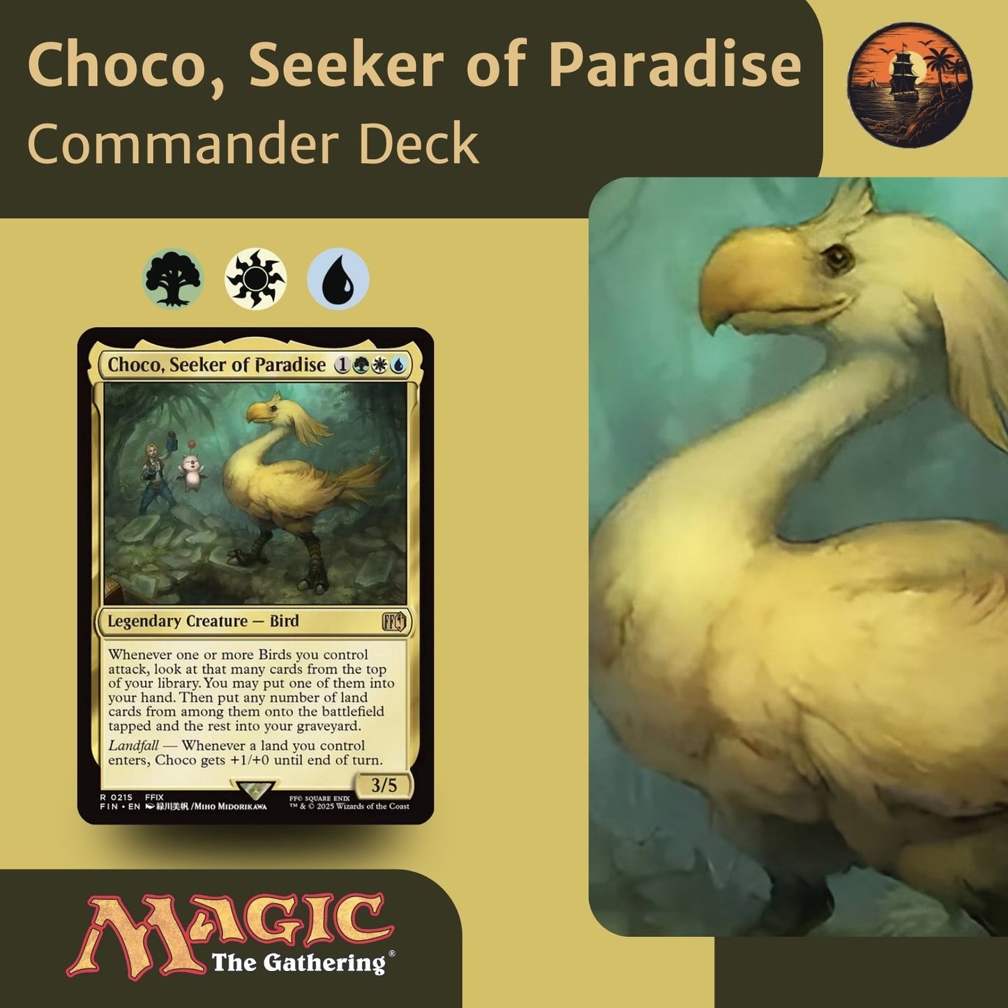 Choco, Seeker of Paradise - Custom Commander Deck